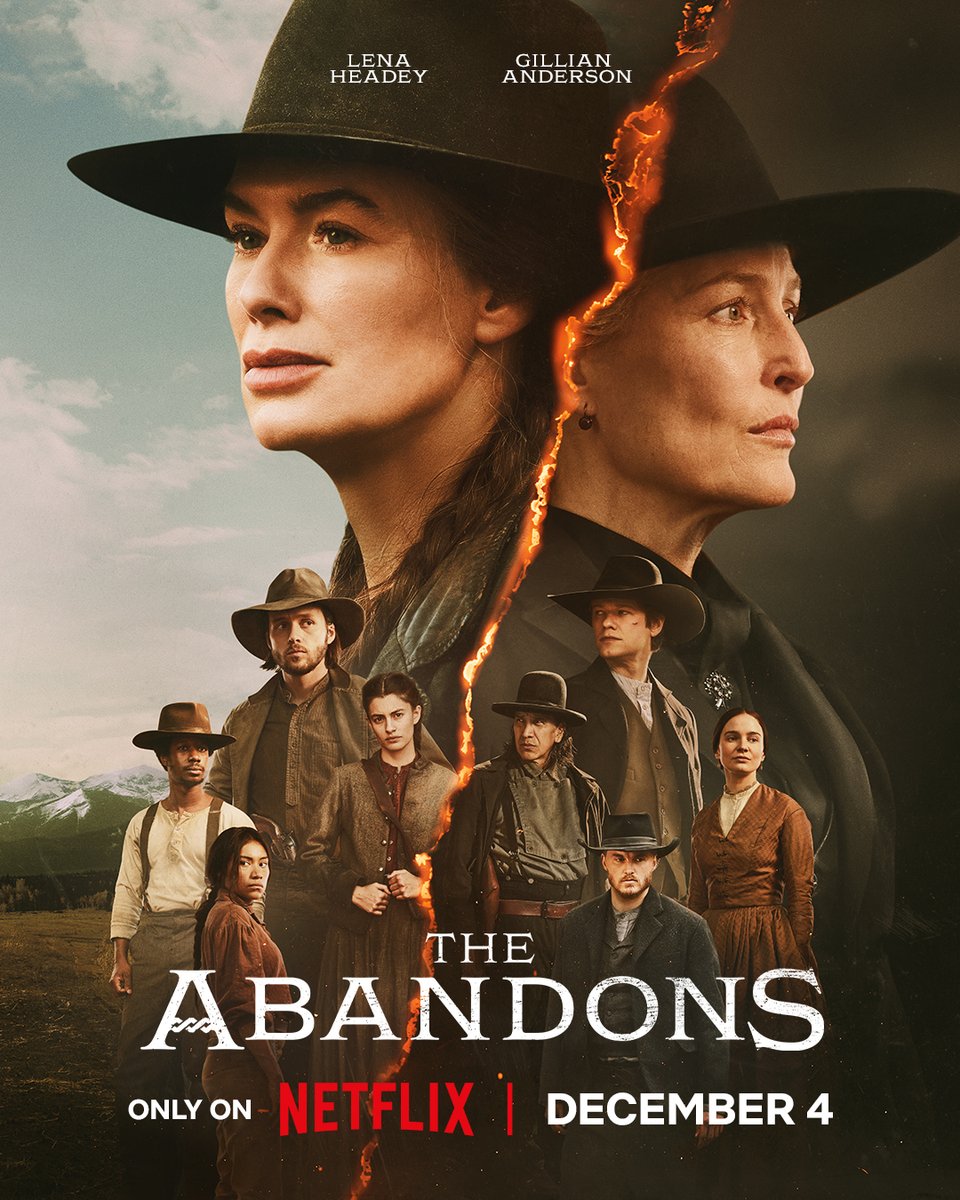 archivegilliana's tweet photo. 🚨Promotional poster for the series The Abandons with Gillian Anderson and Lena Headey, released by Netflix. 📷 https://t.co/MSN0cx3KiA