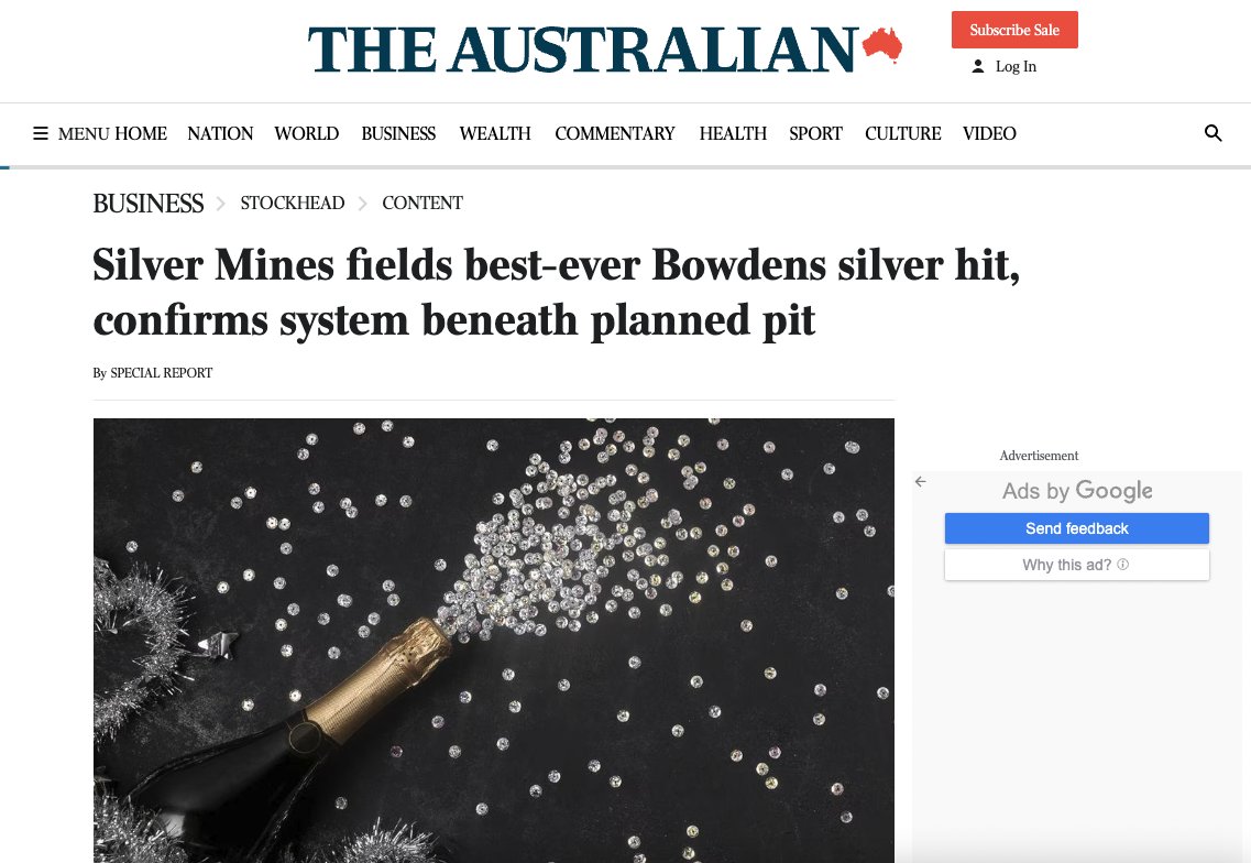 Silver Mines Limited tweet media