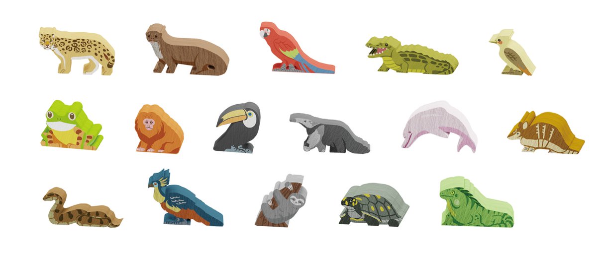 ArclightGames's tweet image. 【新商品】熱帯雨林の環境再生がテーマのバッグビルディング＆コマ配置ゲームが登場！互いにシナジー効果を生み出すように動物、昆虫、植物を組み合わせ、地形を拡大し、独自のジャングルを作る『ライフ・オブ・ジ・アマゾニア』は12月19日発売予定！
arclightgames.jp/product/609mut/