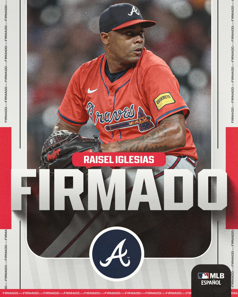 mlbespanol's tweet image. Los Bravos de Atlanta llegaron a un acuerdo con el lanzador Raisel Iglesias para la temporada 2026.