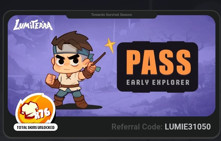 techonomyx's tweet image. Lumiterra Survival Season lands on Monad @LumiterraGame on Nov 24
Grab your early-access rewards with my referral code:
LUMIE31050
 gmonad.lumiterra.net/lumonad?code=L…