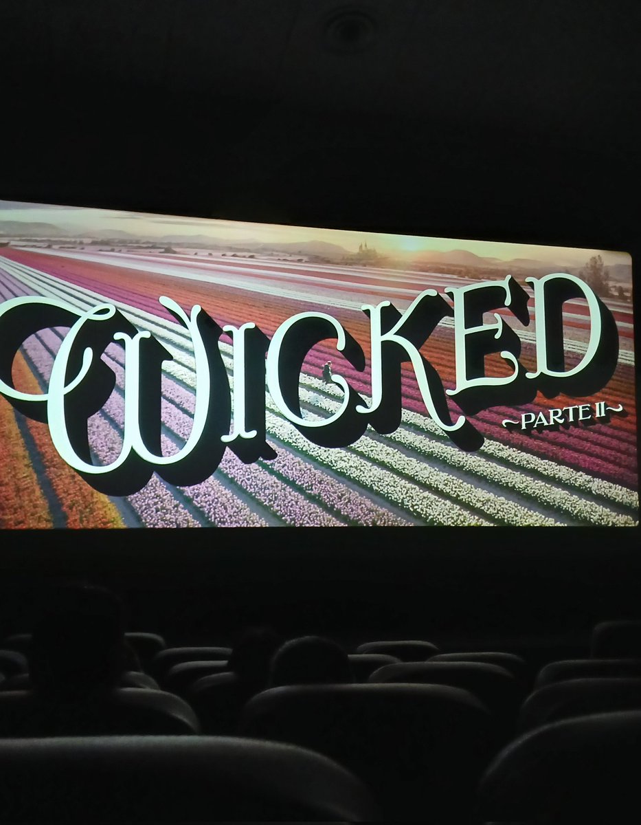 multiversobra's tweet image. O primeiro Wicked vi 5 vezes no cinema, já a Parte Dois vou ficar só nas 2 vezes mesmo.