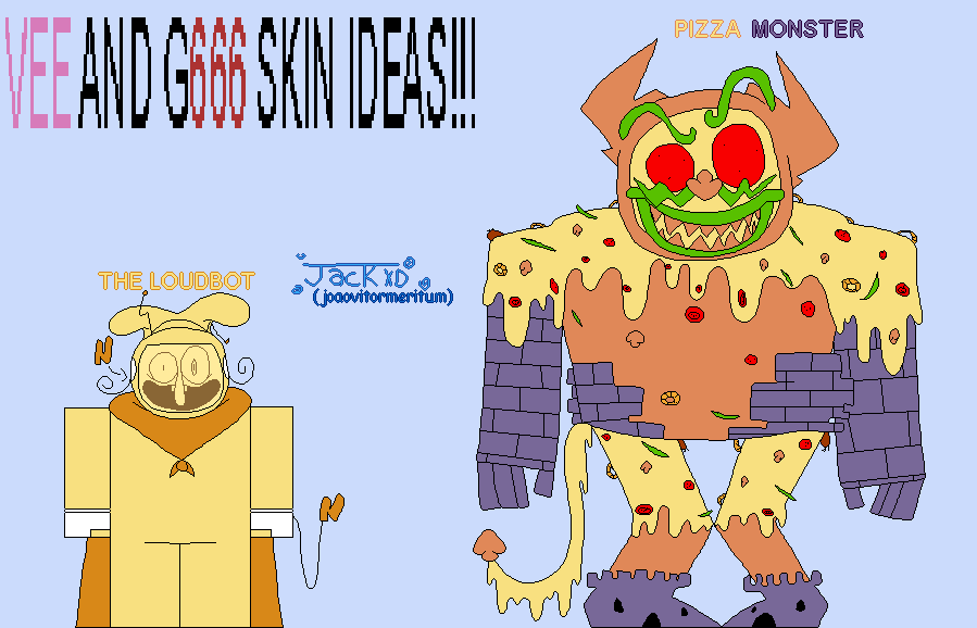 Just_an_guy_'s tweet photo. OK SO.
More Pizza Tower skin ideas, the skins being for Veeronica and Guest 666!
I REALLY tried my best on those, so yeah, hope ya'll like it!
#Forsaken #pizzatower #pixelart https://t.co/NuBsfLbFnu