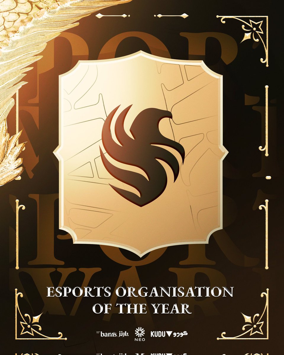 انجاز يسجل في صفحات التاريخ 👏🏻 

فالكونز هو أول فريق في تاريخ جوائز الايسبورت العالمي يحقق جائزة "أفضل منظمة" لمرتين على التوالي 🦅🇸🇦