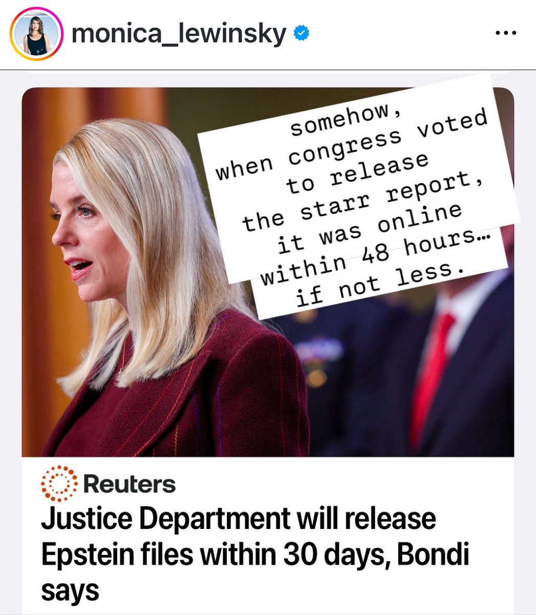 MonicaLewinsky's tweet image. 