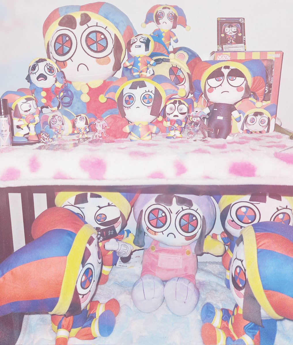 mimicloverkins's tweet image. I forgot to show my updated collection !! ( ＾ω＾ )
⠀══════════
#yumetwt #tadc #theamazingdigitalcircus #pomni