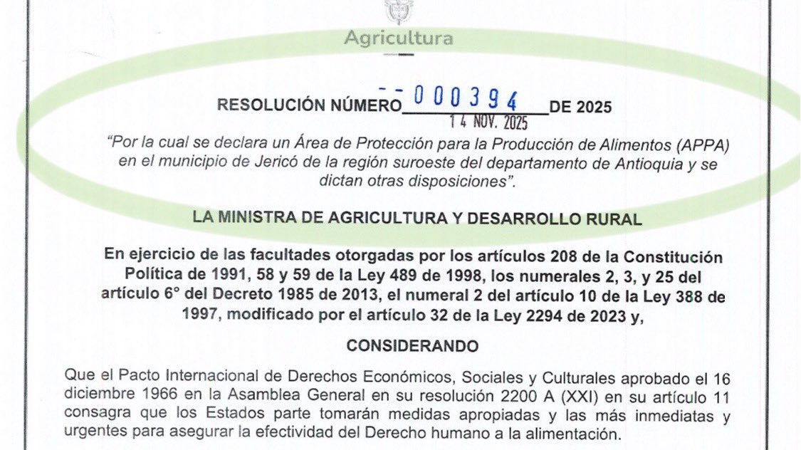 Acaban de declarar APPA en Jericó. No os están expropiando y de frente 
#NoALasAPPA