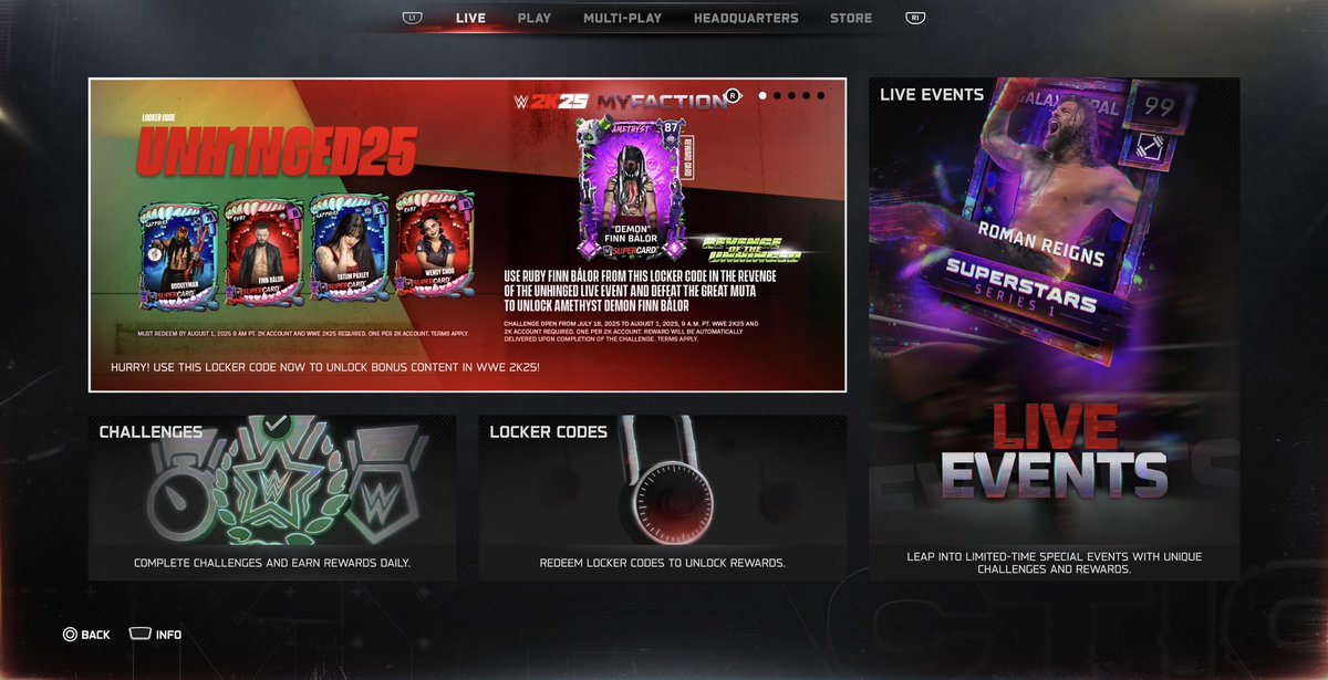 TPWSpodcast's tweet photo. #WWE2K25 

What changes would you like seen in MyFaction for WWE2K26? https://t.co/VlQgtkhYiP