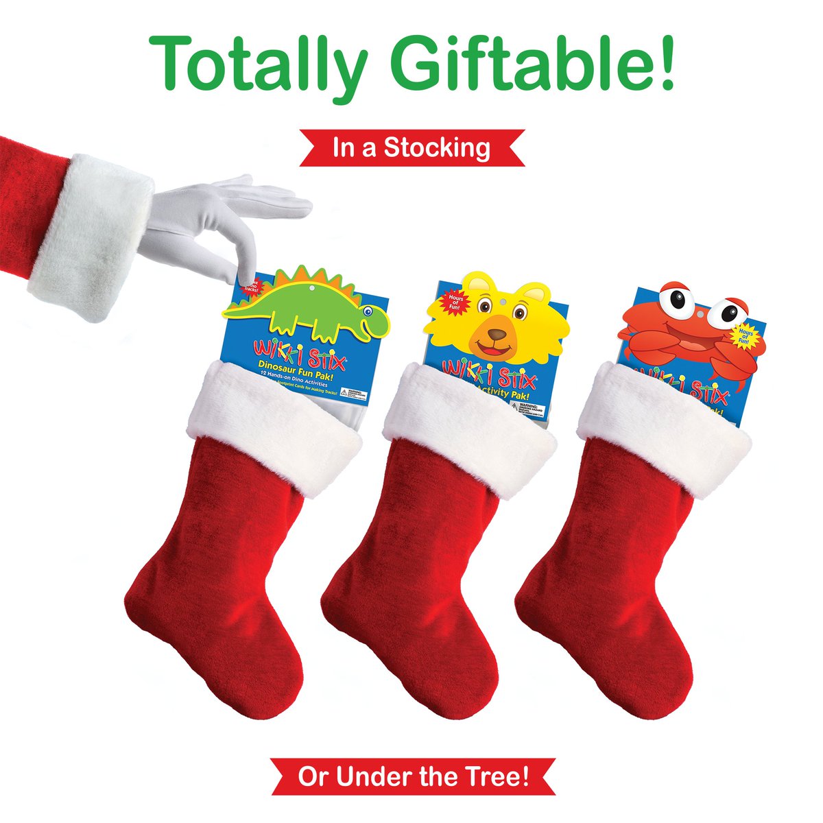 Wikkistix's tweet image. Stocking Stuffer Alert: Wikki Stix Bring Big Smiles to Every Kid! 🎅 Animal Fun Trio! Get 30% Off with code Welcome at checkout! wikkistix.com/product/animal… #stockingstuffers #wikkistix #activitiesforkids #Christmasactivitiesforkids #Christmasgiftsforkids