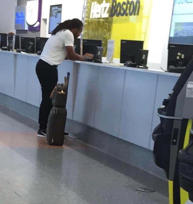RetroPitt's tweet photo. My buddy just sent me this picture of Aaron Donald at the airport. Donald’s ticket said PIT-ATL 👀 #PittTakeover https://t.co/BoDoxMB5we