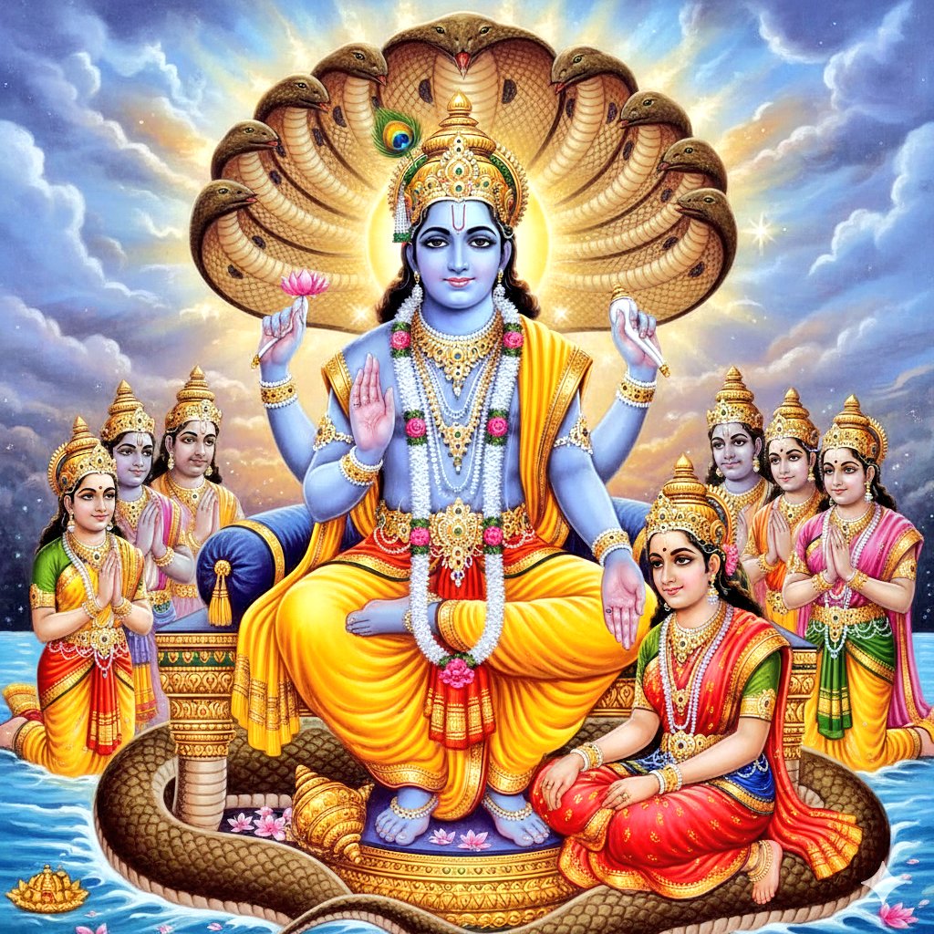 श्री हरि विष्णु और माता महालक्ष्मी की मंगलमय
कृपा आप सभी मित्रों पर सदैव बनी रहे।

श्री लक्ष्मी नारायण नमस्तुभ्यं 🙏