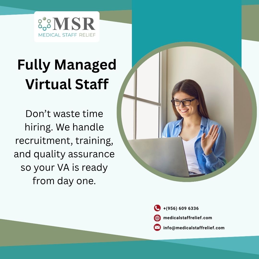 msr_serve's tweet image. Fully Managed Virtual Staff

Stop wasting time hiring and training. MSR handles recruitment, training, and QA so your VA is ready to support you from day one.

📞 (956) 609-6336
🌐 medicalstaffrelief.com
📧 info@medicalstaffrelief.com