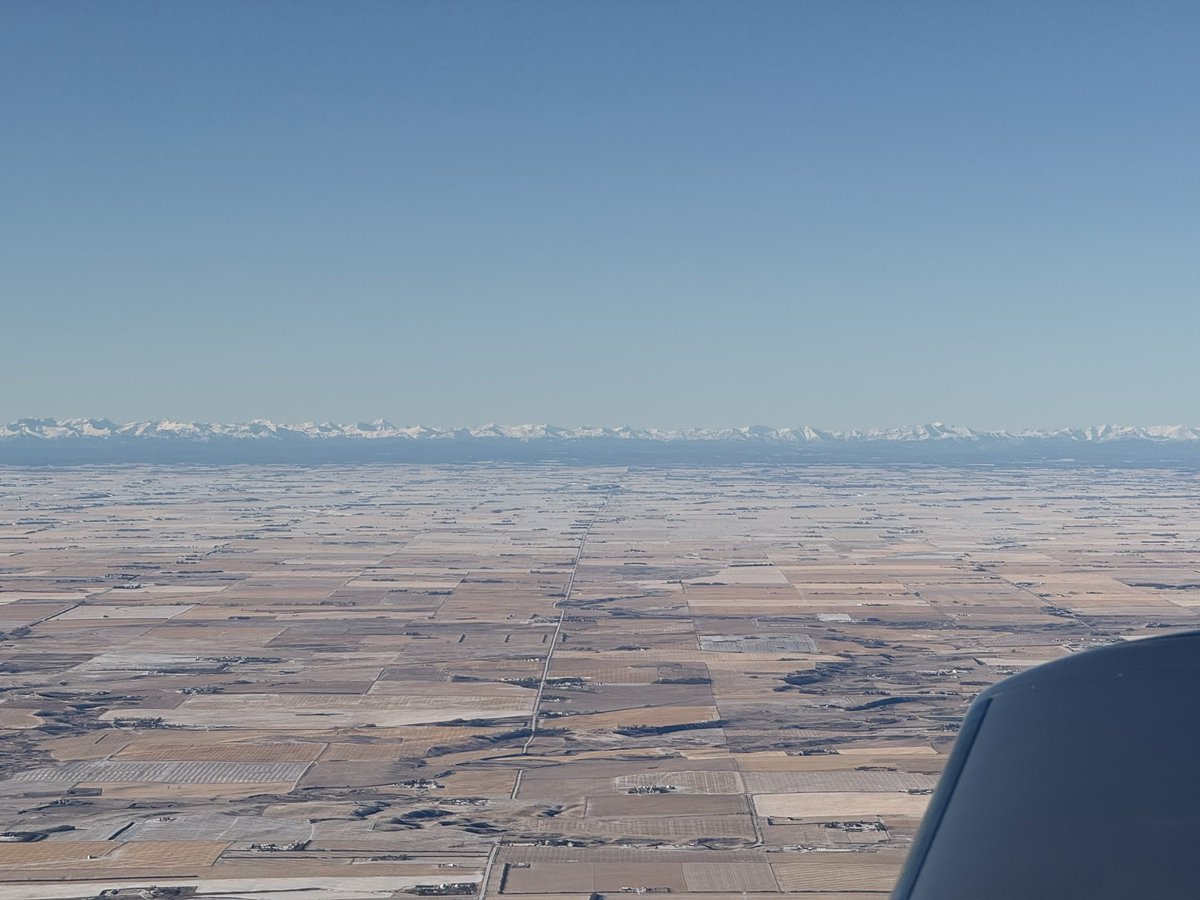 Took some pictures on today’s flight. Rocky Mountains has a bit of snow on them already.