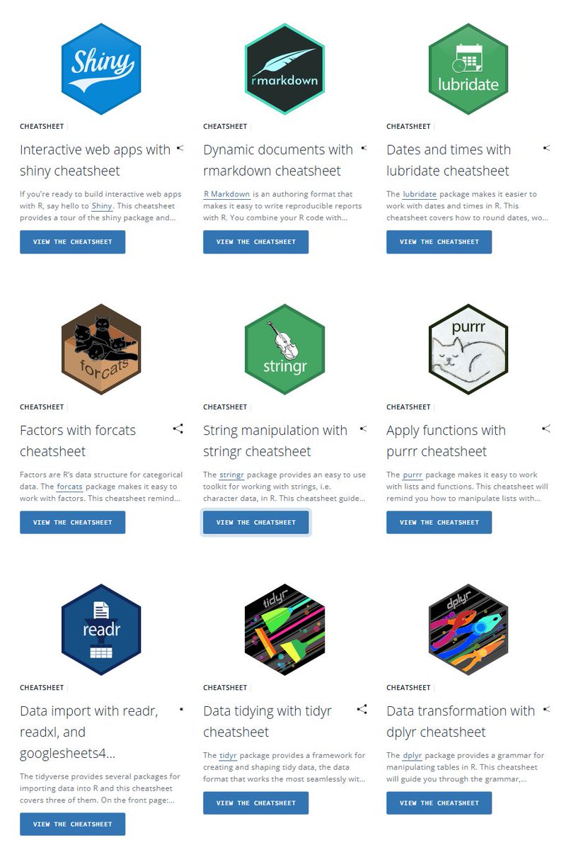 lesssflo's tweet image. Hola🤠 Si trabajas con datos en #R, te súper recomiendo usar los #cheatsheets

Son hojas-resumen con lo que más usamos para 🧹#limpiar, 🔄️#transformar, 📊#visualizar, 🤖#automatizar, etc.

🔗Gratis aquí: posit.co/resources/chea…

#CódigoDeTodxs