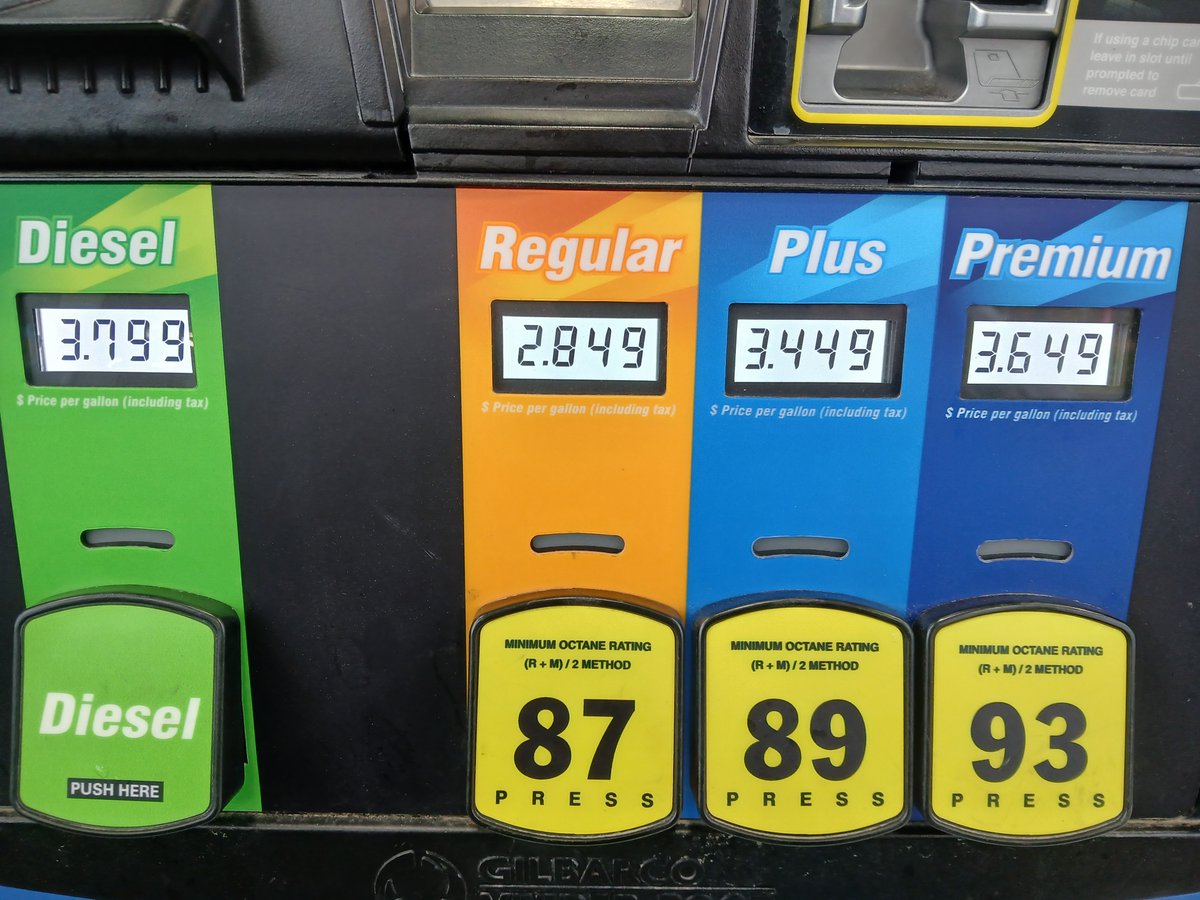 This was almost two weeks ago in Leicester, Massachusetts.  This is the cheapest I've seen since 2021.