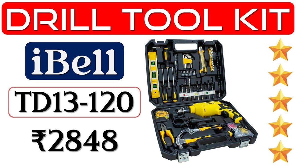 GadgetsShiksha's tweet image. Are you looking for a 650W Drill Tool Kit? Check out the #iBell TD13-120 650W Drill Machine! #Tools #Powertool #iBell #DrillToolKit #Drill #ToolKit #DrillMachine #ड्रिल #टूल #किट #टूलकिट #Review #GadgetsShiksha ►youtu.be/YBDxlWAyZWM