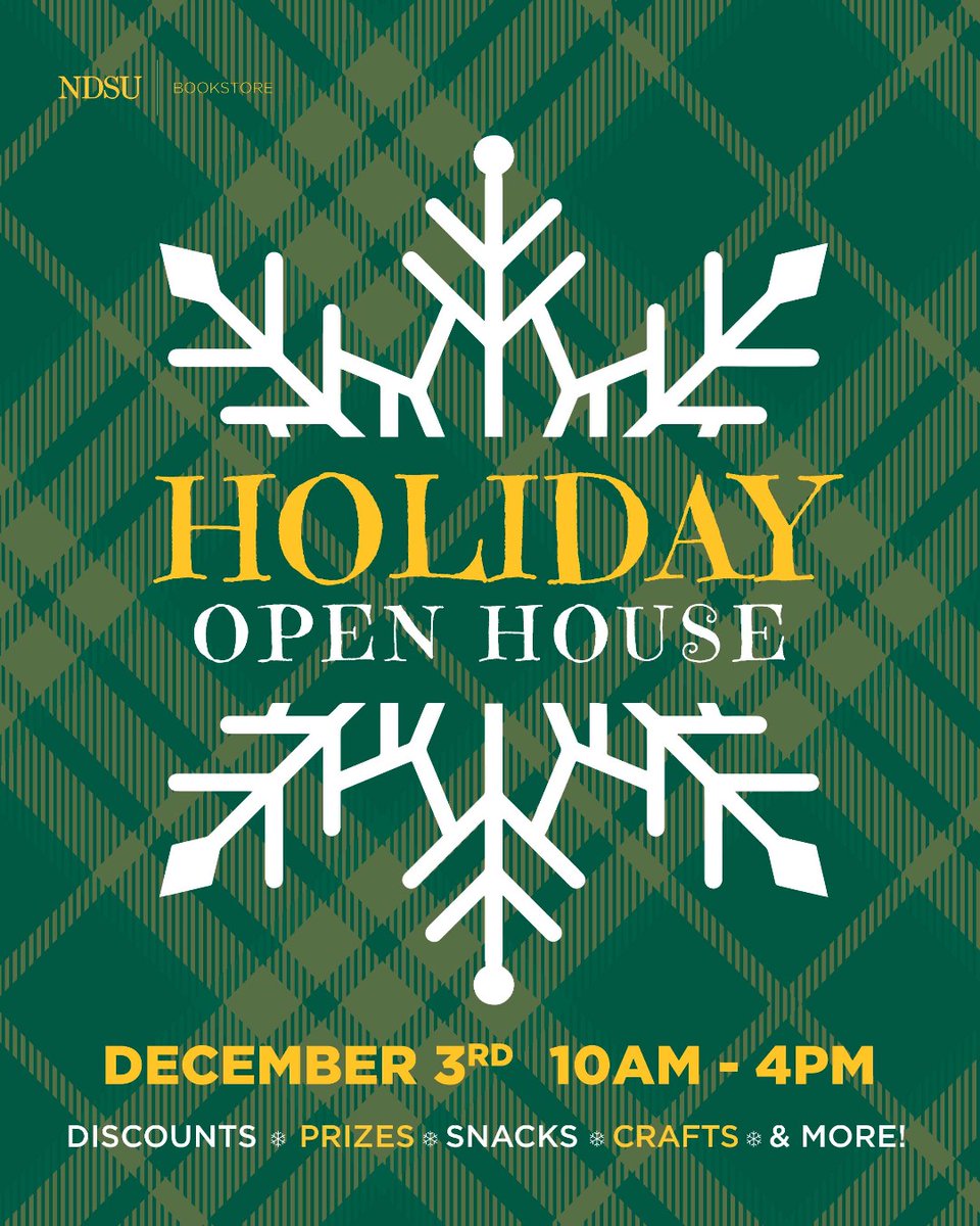 ❄️ SAVE THE DATE! ❄️

Join us on Wednesday, December 3rd for our annual Holiday Open House!
🎁 Live Music
🎁 Discounts
🎁 Prizes
🎁 Treats
🎁 Activities
🎁 &amp; MORE!