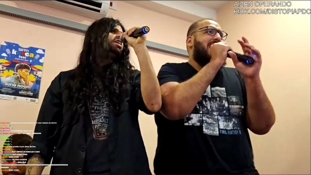 XxNoisnafitaxX's tweet image. A VOLTA DA END🔴

OVERKILLEDRED E IGOY DEPOIS DE TER ENGOLIDO TODO O EGO, AMBOS CANTANDO EM UM KARAOKE COM PARTICIPAÇÃO DE SUDA51

EMOCIONANTE

#DistopiaEmSP
kick.com/distopiapdc