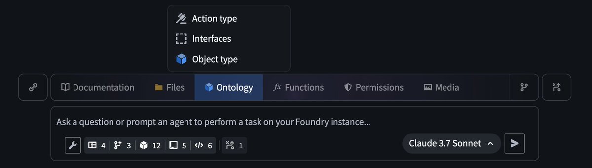 "AI Forward Deployed Engineer” just dropped—and it’s next-level. Imagine Foundry + AIP + agents: writing transforms, evolving ontology, shipping functions—everything gated by your existing permissions and branching. This is what “operate your platform in natural language”