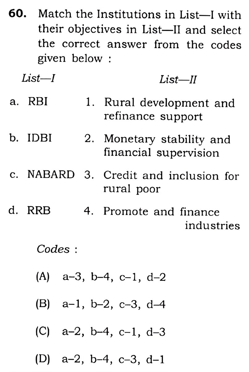 mbtupsc's tweet image. 𝐄𝐂𝐎𝐍𝐎𝐌𝐘 𝐏𝐑𝐀𝐂𝐓𝐈𝐂𝐄 𝐐𝐔𝐄𝐒𝐓𝐈𝐎𝐍

INSTITUTIONS &amp;amp; OBJECTIVES 

#𝐔𝐏𝐒𝐂 #𝐔𝐏𝐒𝐂𝐏𝐫𝐞𝐥𝐢𝐦𝐬𝟐𝟎𝟐𝟔 #𝐔𝐏𝐒𝐂𝟐𝟎𝟐𝟔 #𝐂𝐀𝐏𝐅 #𝐍𝐃𝐀 #𝐂𝐈𝐒𝐅 #𝐂𝐃𝐒