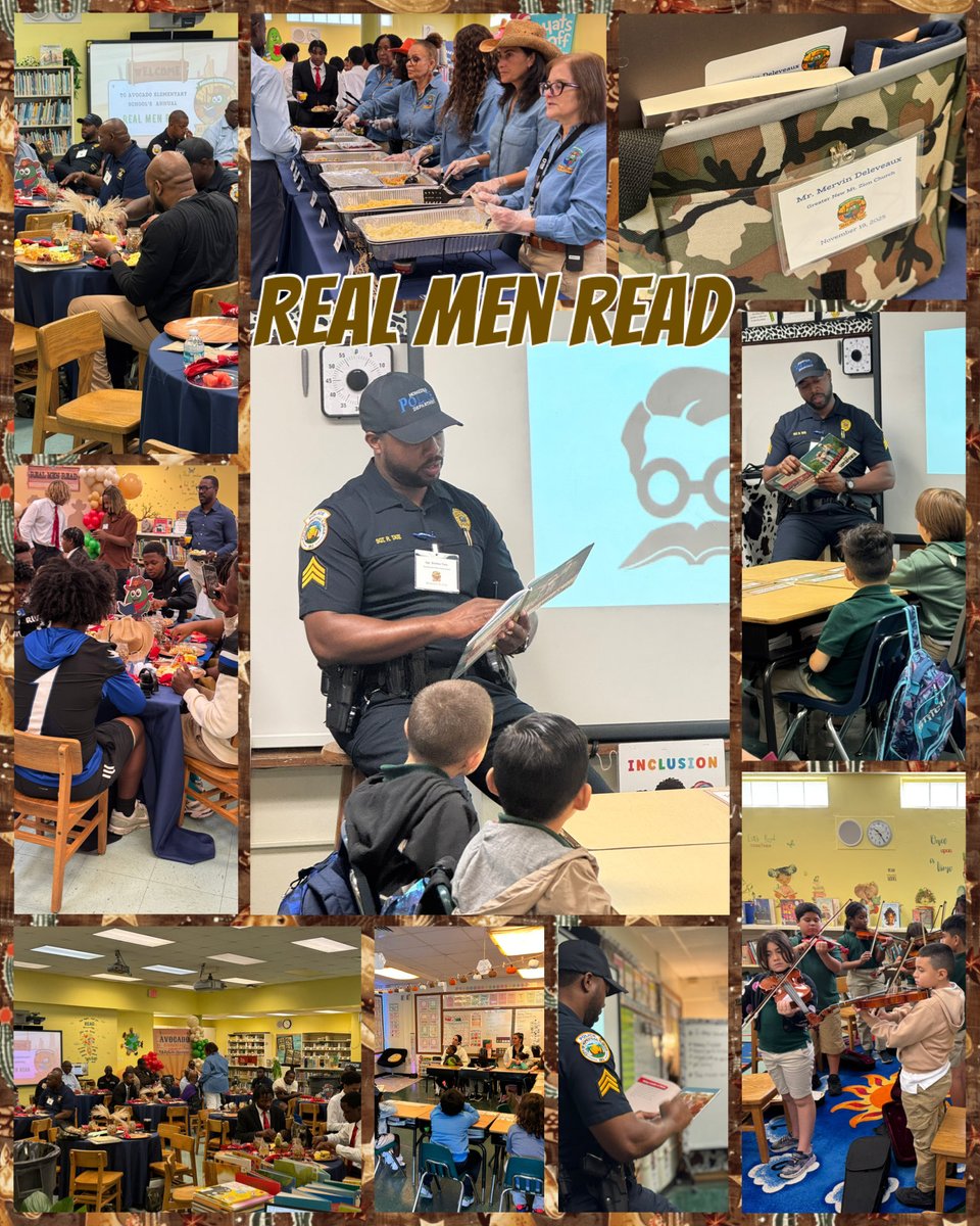AvocadoAces's tweet image. Our annual Real Men Read event was a success! 🤠📚A huge thank you to all the men who came out to read to our students! #RealMenRead #LiteracyMonth #AvocadoAces @MDCPSSouth @MDCPS @MDCPSCommunity @MDCPS_ELA @SuptDotres