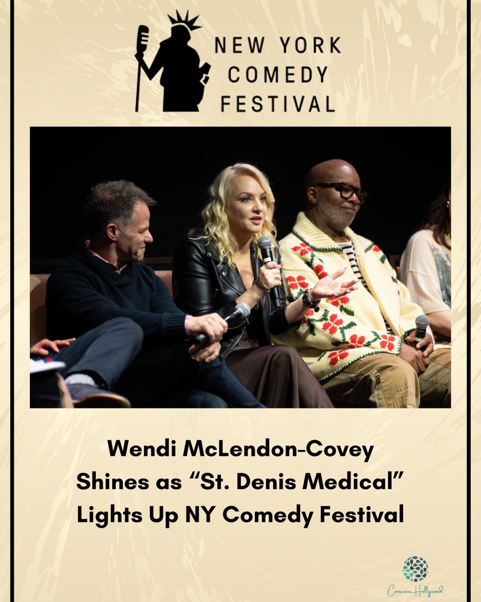 Wendi McLendon-Covey and the St. Denis Medical crew brought the laughs to New York Comedy Festival on Saturday. Make sure to watch Mondays on <a href="/nbc/">NBC Entertainment</a>  and <a href="/peacock/">Peacock</a> 

Makeup: <a href="/RebeccaRestrepo/">Rebecca Restrepo</a>  
Hair: Marco Santini