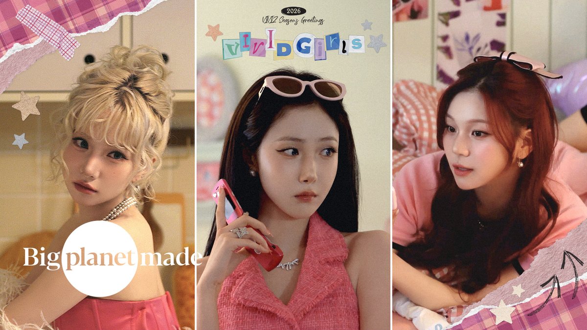 [#VIVIZ] 🎞

VIVIZ 2026 SEASON'S GREETINGS
[VIVID GIRLS] Teaser

🔗 youtu.be/UPAWDK303Pk

Pre-Order
2025. 11. 6. (THU) 14:00 -
2025. 11. 21. (FRI) 23:59 (KST)

#비비지
#EUNHA #은하
#SINB #신비
#UMJI #엄지
#VIVID_GIRLS