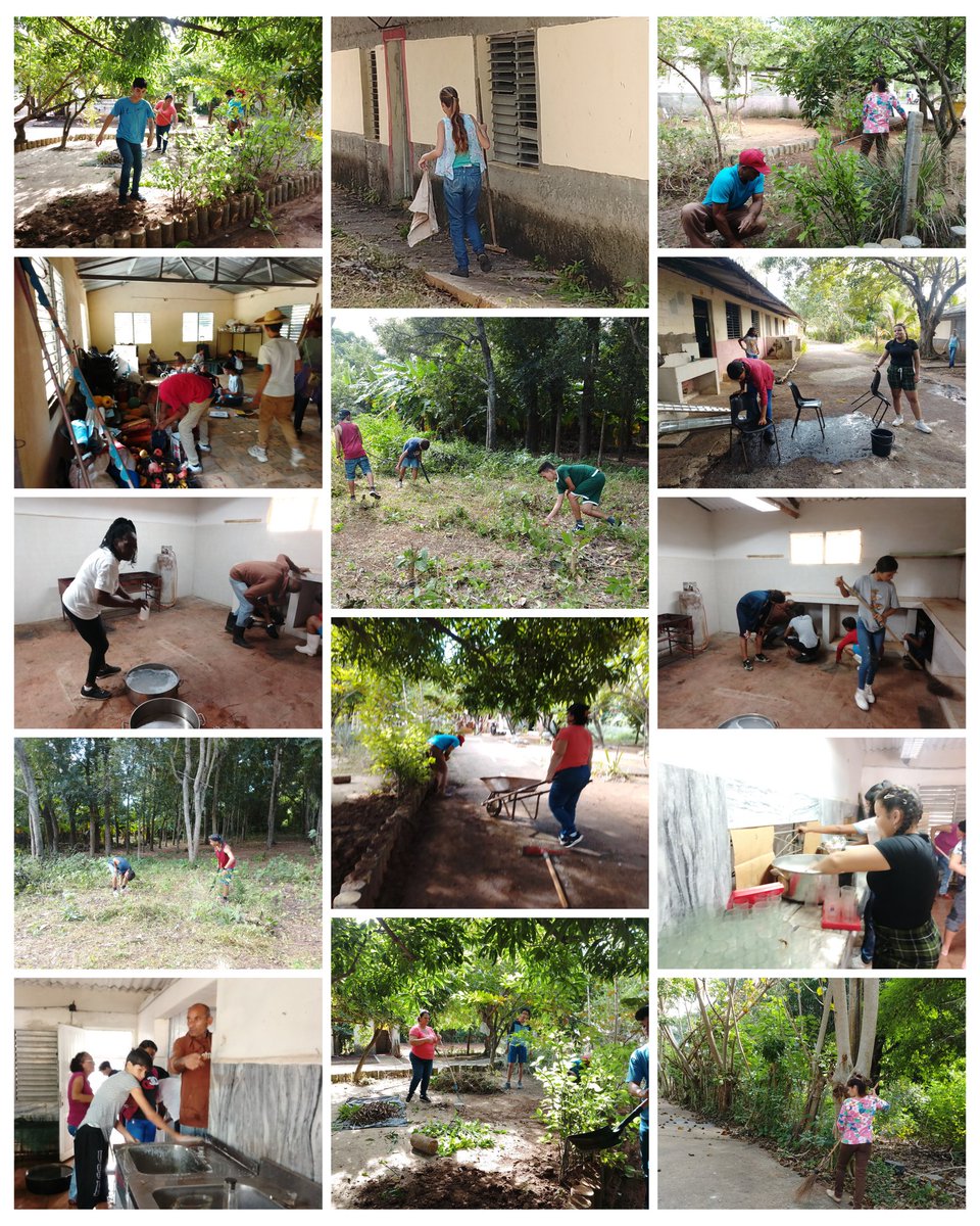 moraimaperaza4's tweet photo. Seguimos trabajando en la reparación y mantenimiento del Campamento de Pioneros "Amistad con los Pueblos", hoy con la masiva y excelente participación de alumnos y profesores de la Esbu Fructuoso Rodríguez  #SecundariaBasicaijv @Educacionij @CubaMined https://t.co/BIgO6fC9SJ