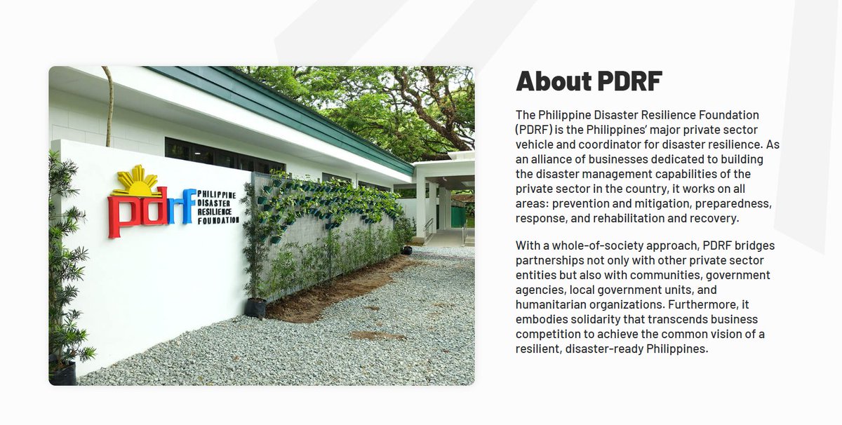 jjyncart's tweet image. cardinal tagle is one of the chairpersons of the philippine disaster resilience foundation (pdrf), together with manny pangilinan &amp;amp; jaime augusto zobel de ayala. with their leadership &amp;amp; reputable standing, we can guarantee that the donation is being entrusted to the right people.