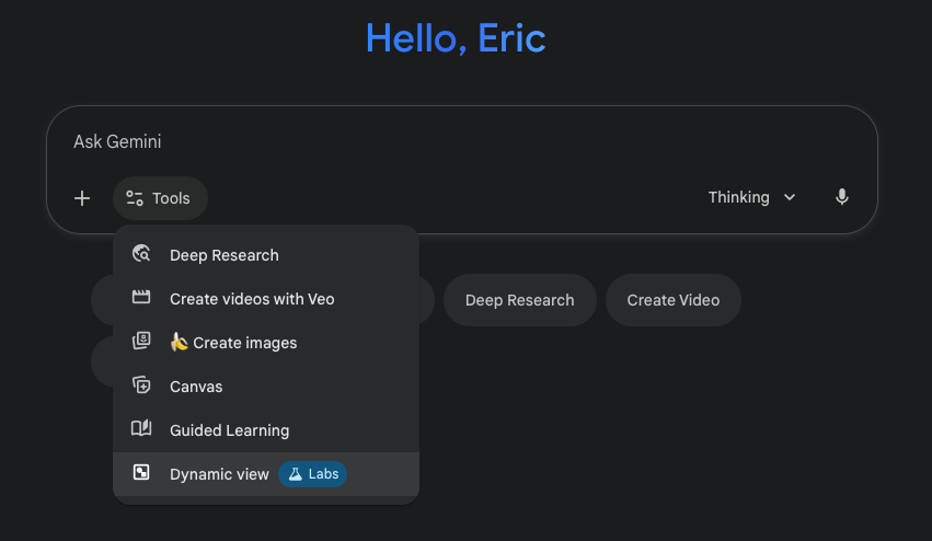 sdusteric's tweet image. Yoo I just saw this Dynamic view in Gemini. It just codes a fully functional website to teach me new concepts. A glimpse to a future of dynamic interface for whatever users are searching for.