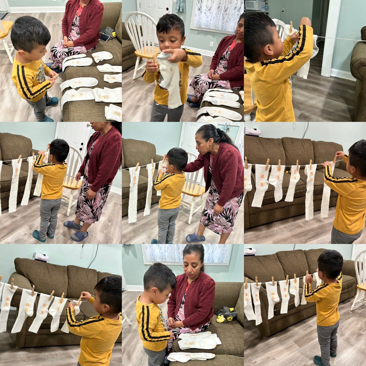 RCPS_EarlyLearn's tweet image. Mom and student P are working on number recognition and fine motor skills during a PAT visit with Mrs. Gutierrez 
#pat #dph #parentsasteachers #finemotor
#familyfun
