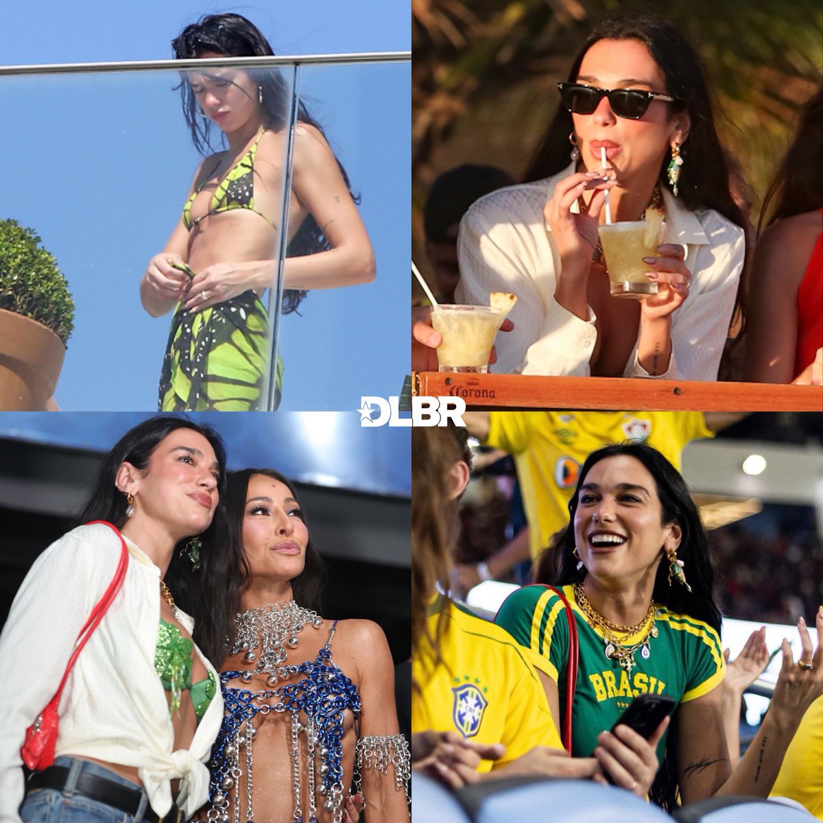 amo que em menos de 12 horas, a dua lipa já:

- tomou sol na laje do hotel
- ⁠bebeu caipirinha na praia
- ⁠assistiu um ensaio de samba
- ⁠foi ao maracanã ver um clássico do futebol