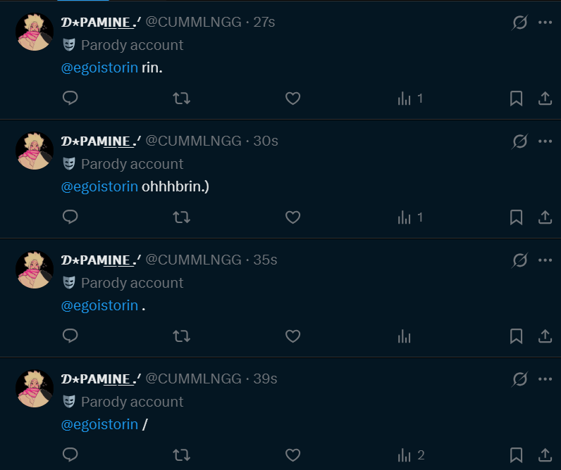 egoistorin's tweet photo. ⠀⠀⠀⠀im  ignoring . https://t.co/Sto4mXryy0
