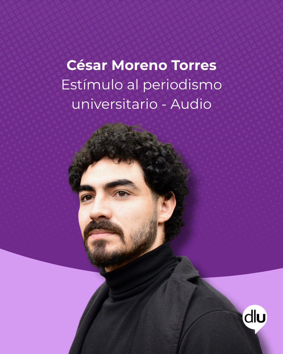 Delaurbe_Lab's tweet image. Felicitamos a César Moreno Torres, egresado en Periodismo y ganador por el pódcast &quot;Meandros: voces en la curva del camino&quot;.  #PNPSB_50

🎧Aquí puedes escuchar el trabajo: open.spotify.com/show/4IsYQ5rtG…