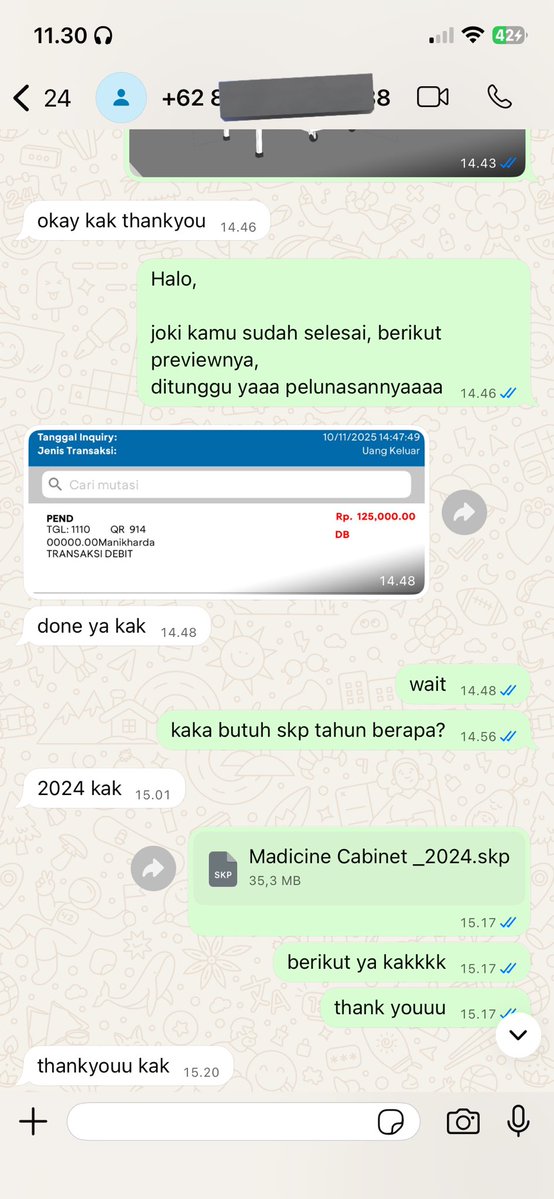 manikhardaa's tweet image. Testi joki sketchup kabinet😗  *harga menyesuaikan wa.me/6285179977433

• Joki 2d, 3d print STL
• Joki Render, blender, revit, rhino
• Joki Animasi
• Joki rigging
• Joki Denah, Potongan, autocad
• Joki sketchup, roblox studio

ttp open joki coding informatika SI
