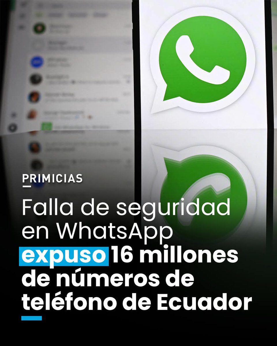 TeranPanchi's tweet photo. #WhatsApp
Fue inevitable la perdida de información, dónde estamos siempre expuestos a nuestra información.
 Si  recibes llamadas de números desconocidos preferible no contestes, de seguro te llaman para regalarte promociones, regalos o que lleves información.
Cuidado no lo hagas. https://t.co/J7xPDSzxA5