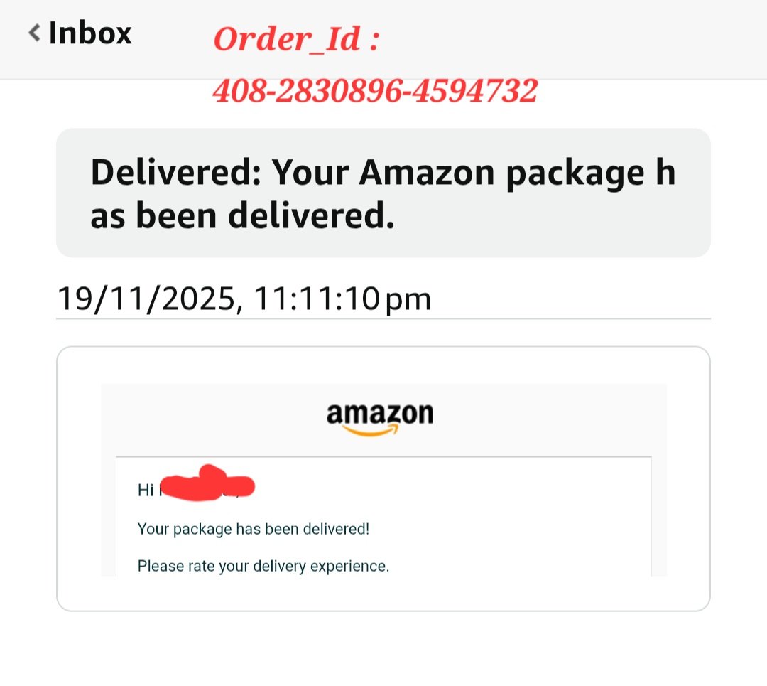 prabhak1589883's tweet photo. @AmazonHelp 
I have raise a replacement and below is the order Id. It shows delivered yesterday on 11:11pm.
But I havent received any order. Its not an apartment dont say check at security and all.
Clearly the agent is dng fraud
Contacting cust support in amazon is became v.diff. https://t.co/TAJ72V7ErP