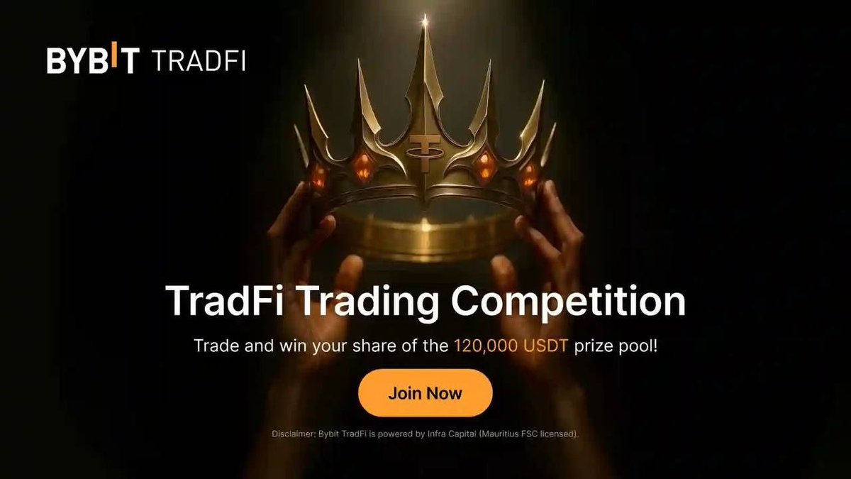 Cryptoscipher's tweet image. The @Bybit_Official TradFi Trading Competition is live with 120,000 USDT waiting to be claimed. Gold, forex, indices and commodities traders will feel right at home.

🟧 To enter:

1. Register on the event page

2. Deposit into your TradFi account

3. Trade through MT5

4. Try to…