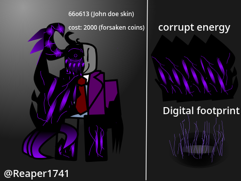 Reaper1741's tweet photo. @rblxforsaken i wonder what would happen if this skin came to forsaken https://t.co/xcKmGIsPhR