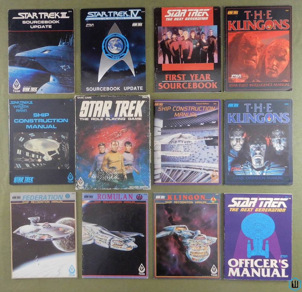 Waynes_Books's tweet image. STAR TREK RPG (FASA, 1980s) lot going to the shop shelves. This is just a fraction of the material FASA released for Star Trek over the years. Shop link in comments.