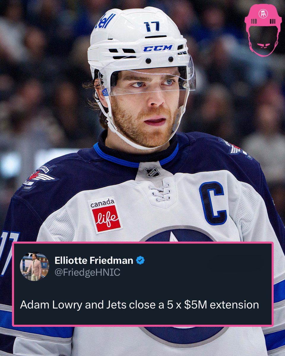 Jets and Adam Lowry close a 5 Year $5M AAV extension 🛩️