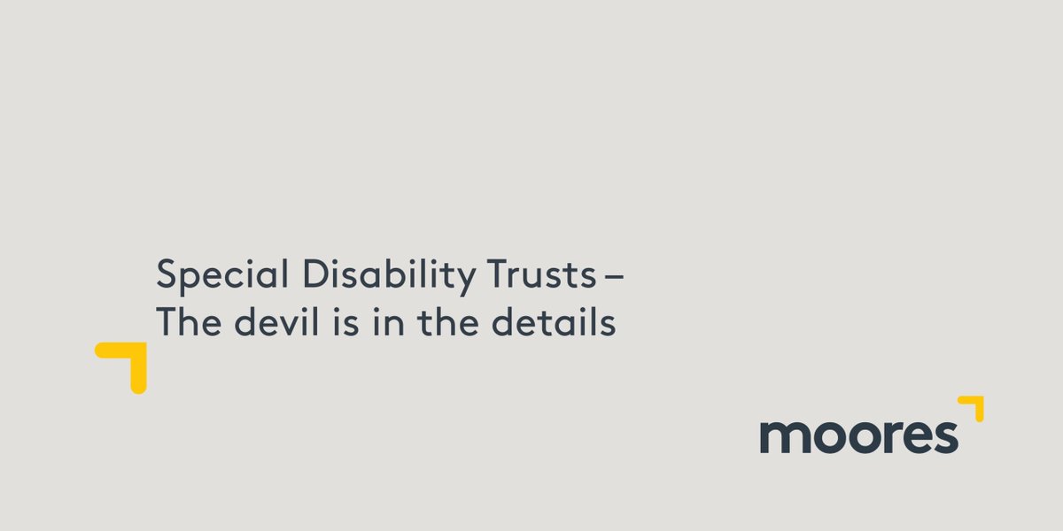 From an estate planning perspective, Special Disability Trusts serve as a secure, transparent, and enduring mechanism for protecting the welfare of individuals with severe disabilities. Nevertheless, the intricacies lie in the specifics.

buff.ly/A3l92kO