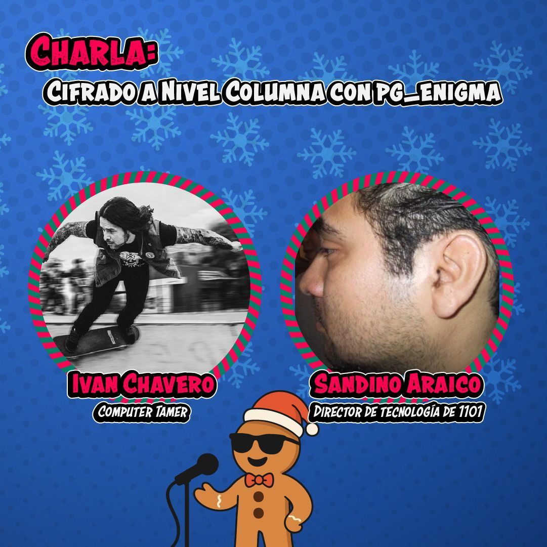 posadev's tweet image. ¿Cifrado REAL dentro de Postgres?

@imcsk8 &amp;amp; @KBrown presentan pg_enigma, una extensión en Rust para cifrar a nivel columna, sin depender del cliente.