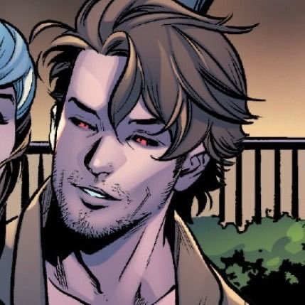 Cajunebnt's tweet image. Gambit would’ve felt someone staring at him, and soon caught the eye of the android. He smirked softly.

“Guessin’ somethin’ caught your eye, chére?”
