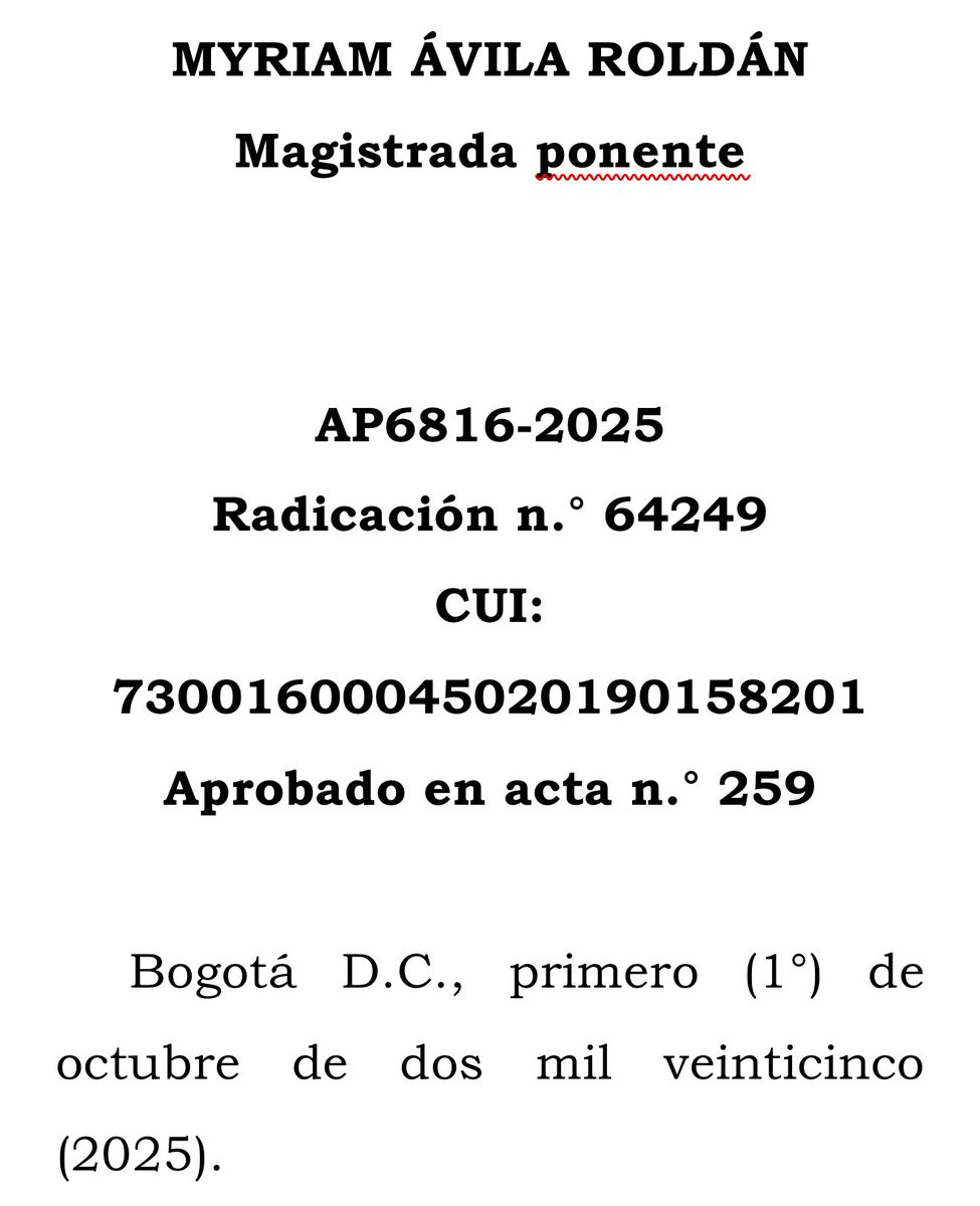luisjimenezro's tweet image. La Corte aceptó que faltó la adición a la imputación, pero aun así inadmitió la demanda de casación

De manera recurrente se afirma que, en casación, la causal segunda es la más sencilla de plantear. Sin embargo, esa idea puede llevar al equívoco de creer que basta con invocarla,…