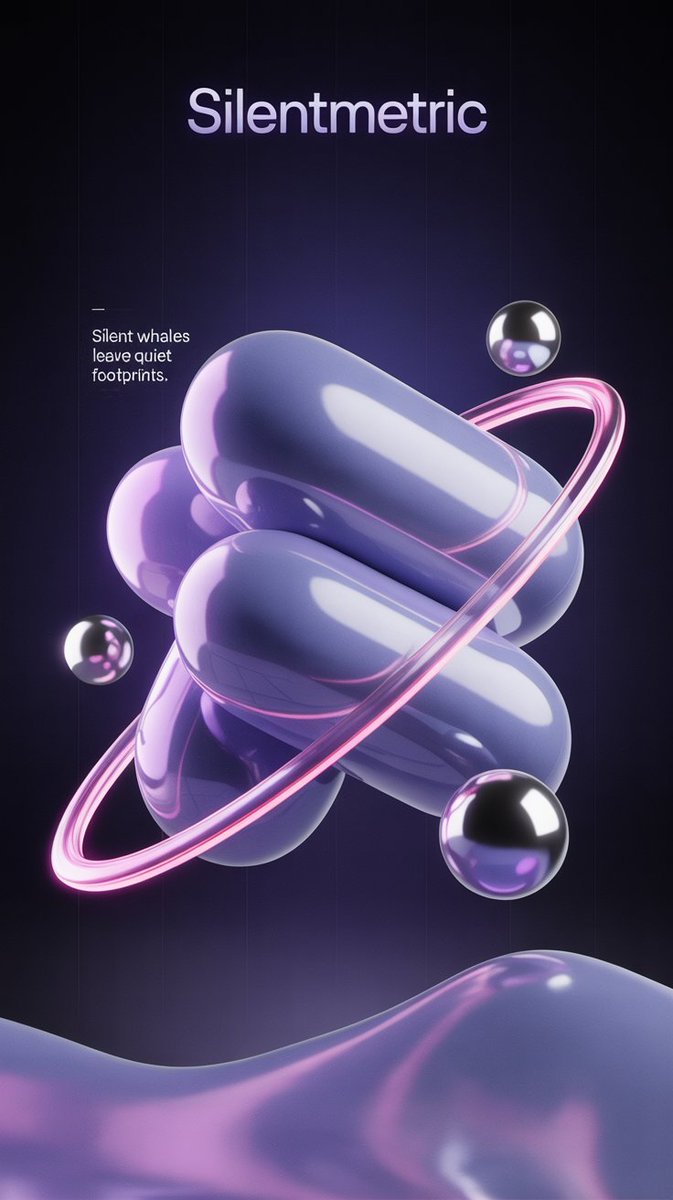 SilentMetric's tweet image. Silent whales leave quiet footprints.

SilentMetric tracks them.

Silent data.

Visible truth.

#Solana #OnchainAnalytics #HiddenSignals
