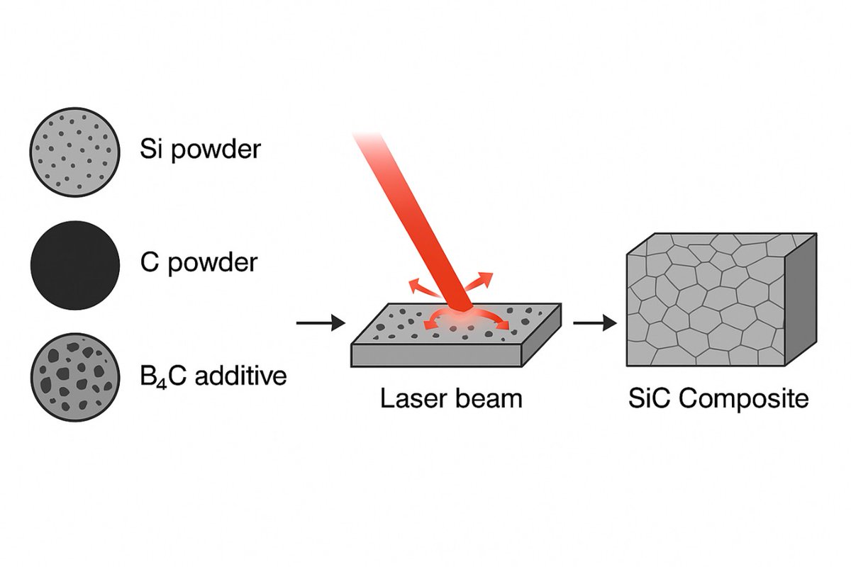 MSAM_ASP's tweet image. 🚀 New Research Article!

Title: Reactive selective laser melting of silicon carbide

🔗 Read more: doi.org/10.36922/MSAM0…

#AdditiveManufacturing #3DPrinting #Ceramics #SiC #LaserAM #LPBF #MSAM