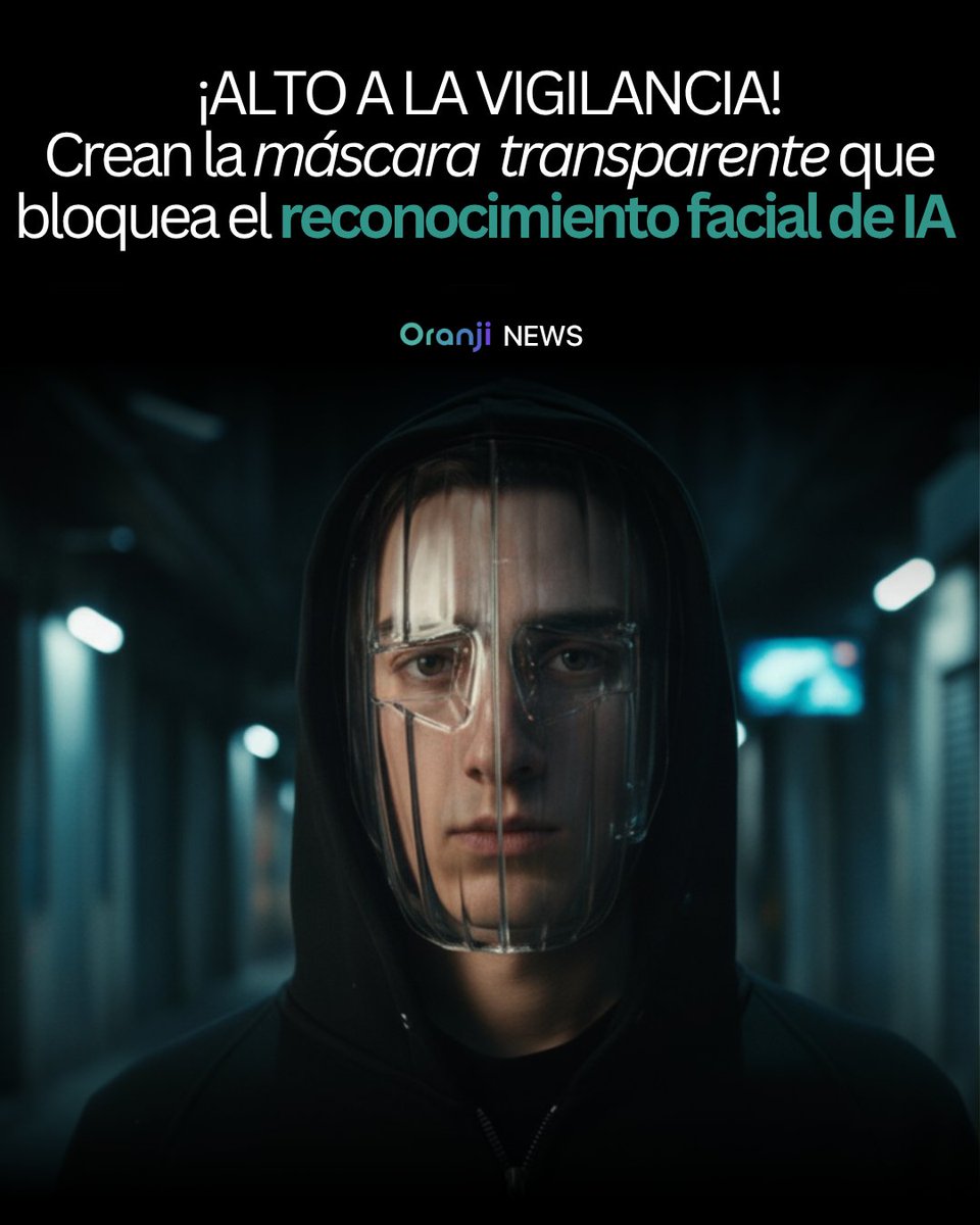 charl1sebastian's tweet image. ¡ALTO A LA VIGILANCIA! Crean la máscara que bloquea el reconocimiento facial de IA.

​ La máscara transparente de #JipvanLeeuwenstein distorsiona el rostro para que la IA no pueda leerlo, sin ocultar las expresiones. 🤯 Un intento simple pero efectivo para luchar contra la…