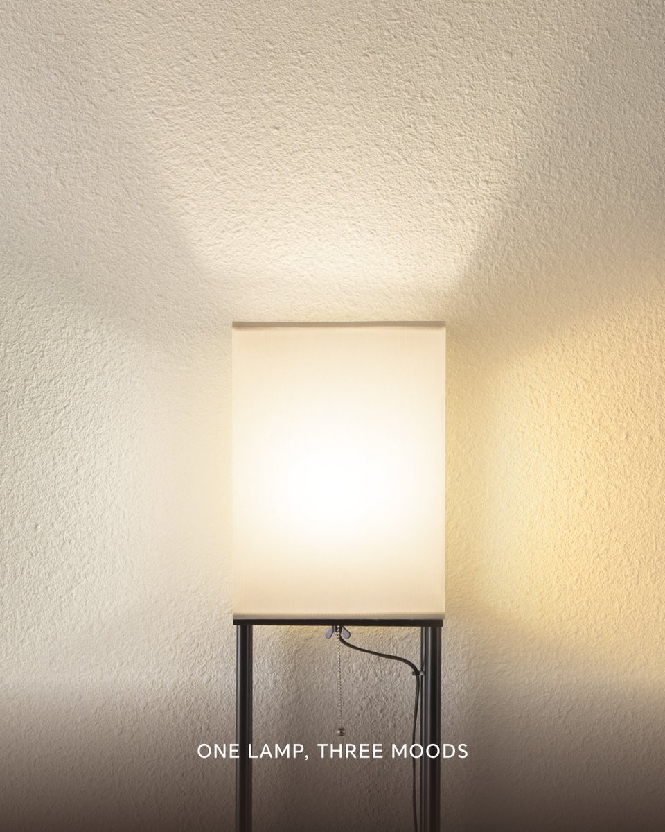 sunmoryofficial's tweet photo. One Sunmory lamp, endless ambiance. Shift from bright focus to a soft glow or a warm radiance. One lamp, three perfect moods for your liv#floorlamps

#sunmoryhome #warmlikeyou #lighting #cozyhome #floorlamp #glow #homedesign #floorlamps https://t.co/pM12hKKNRR