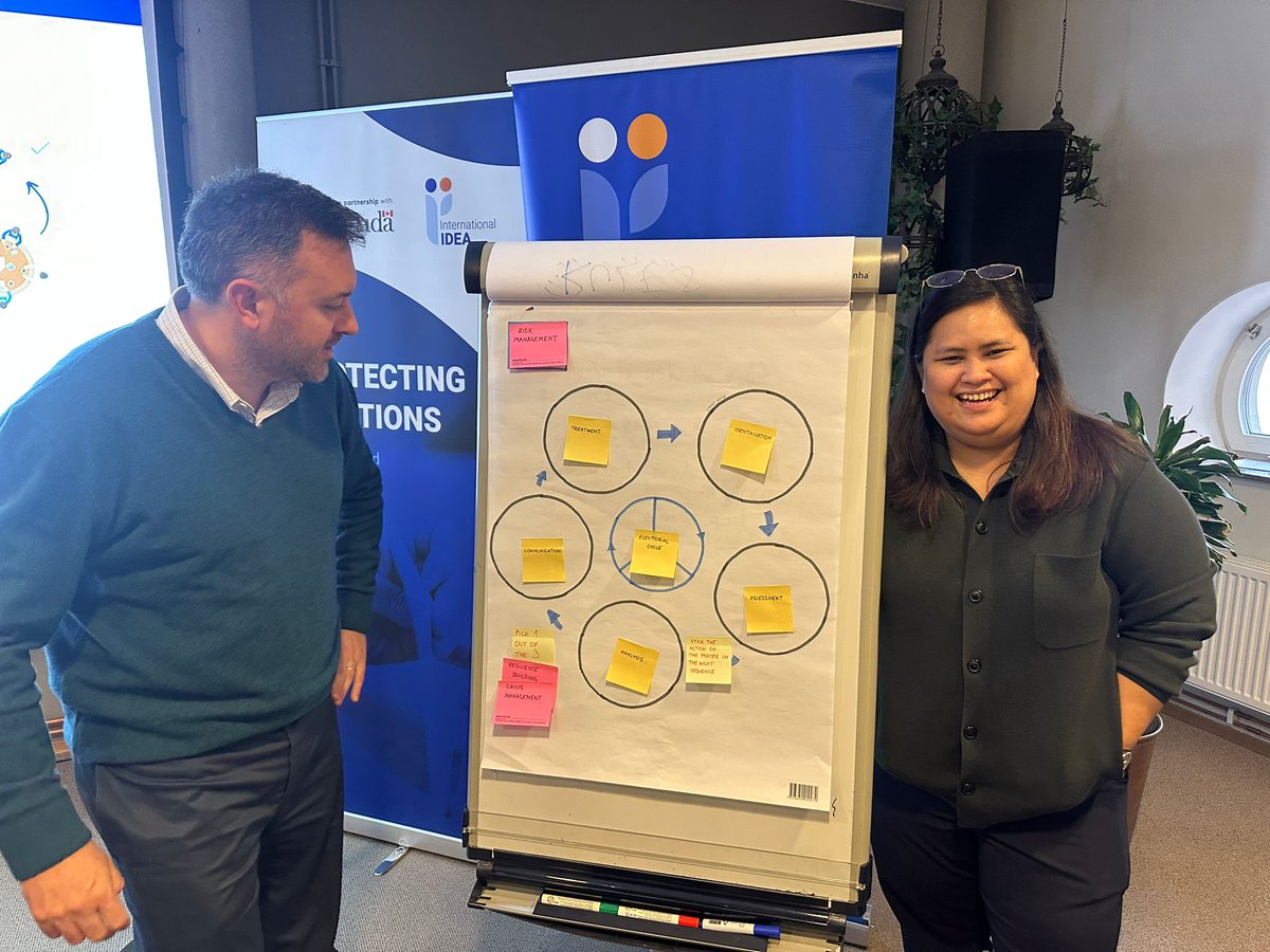 Anfrel's tweet image. .@Anfrel Executive Director Brizza Margareth Rosales joined fellow Asian representatives in Stockholm, Sweden on 10–14 November 2025 for @Int_IDEA’s Training of Trainers on the Integrated Framework for Protecting #Elections.